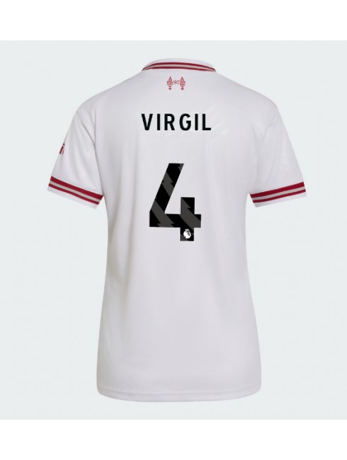 Liverpool Virgil van Dijk #4 Replika Borta Kläder Dam 2026-27 Kortärmad Liverpool Virgil van Dijk #4 Replika Borta Kläder Dam 2026-27 Kortärmad
